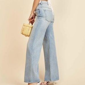 Reformation 70's Wide-leg jean